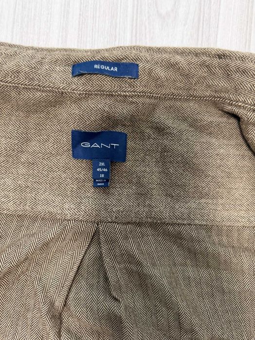 GANT Regular Fit Herringbone Shirt''оригинална мъжка риза ХХЛ размер