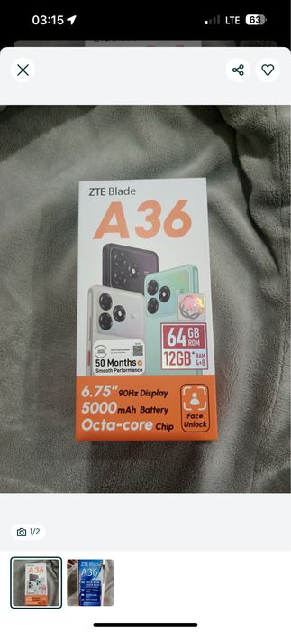 ZTE blade A36 4/64GB