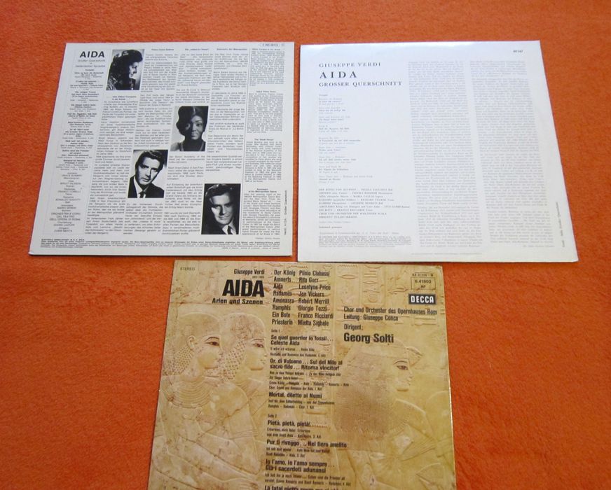 rar Verdi Aida M.Callas,L.Price,B.Nilsson vinil impecabile Germania'60