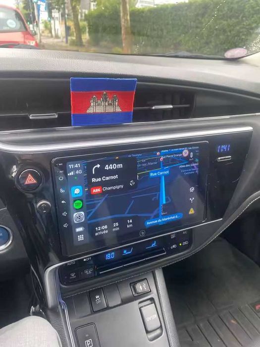 Navigație Android CarPlay Toyota Auris 2012-2017