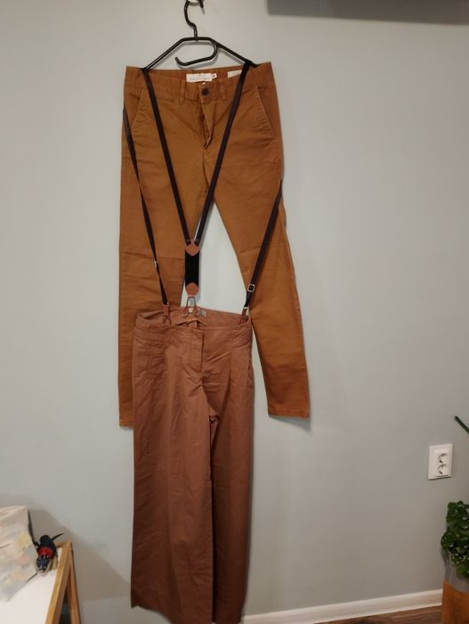 Лот панталони, жилетка, половер