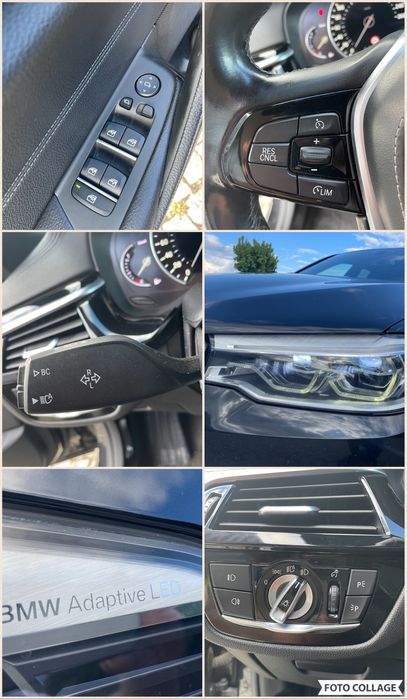 Bmw 520 g30 190 Cp Plafon negru M paket Full Led -Camera -Ambientale Piele- Navi Mare