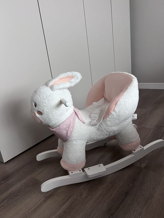 Люлееща се играчка със седалка KikkaBoo - Bunny