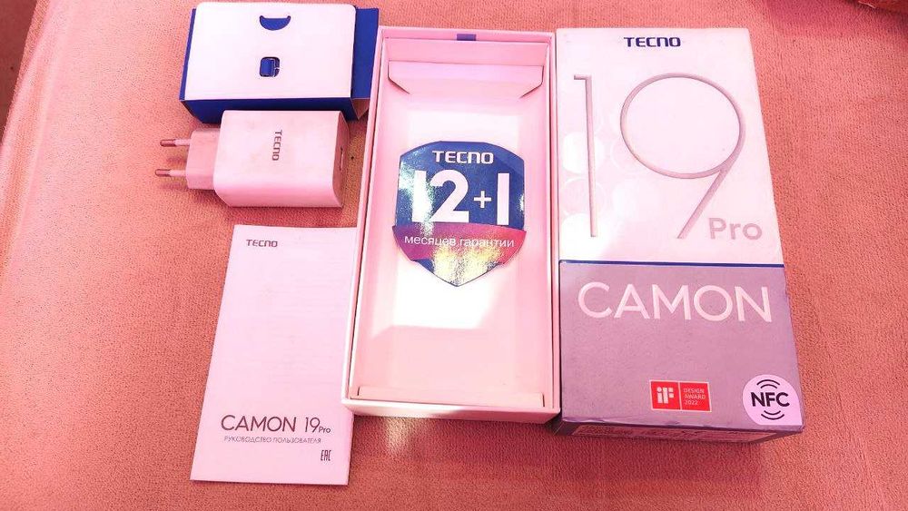 Дёшево TECNO CAMON 19 Pro. шикарный мобильник. Хорошим состояние