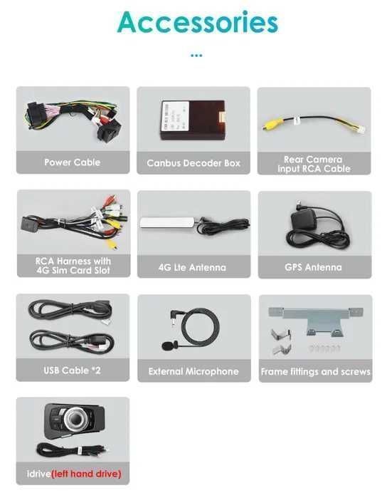 Navigatie Android BMW e90 e91 e92 e93 X1 E84 seria 1 3 E87 Carplay BT
