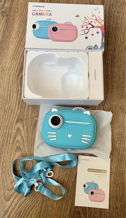 Minibear камера фотоапарат за деца miniprint минипринт