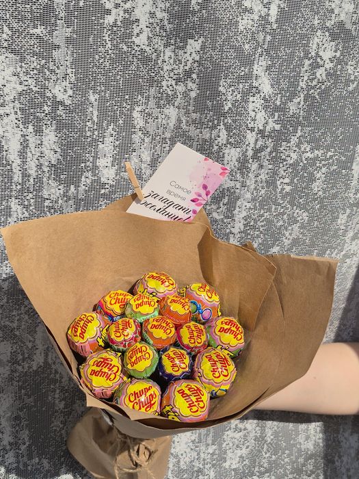 Букет из чупа-чупсов | Сладкий подарок