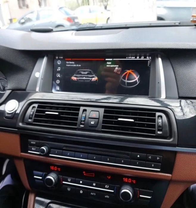 Navigatie Android Carplay BMW F10 F11 seria 5 Waze YouTube