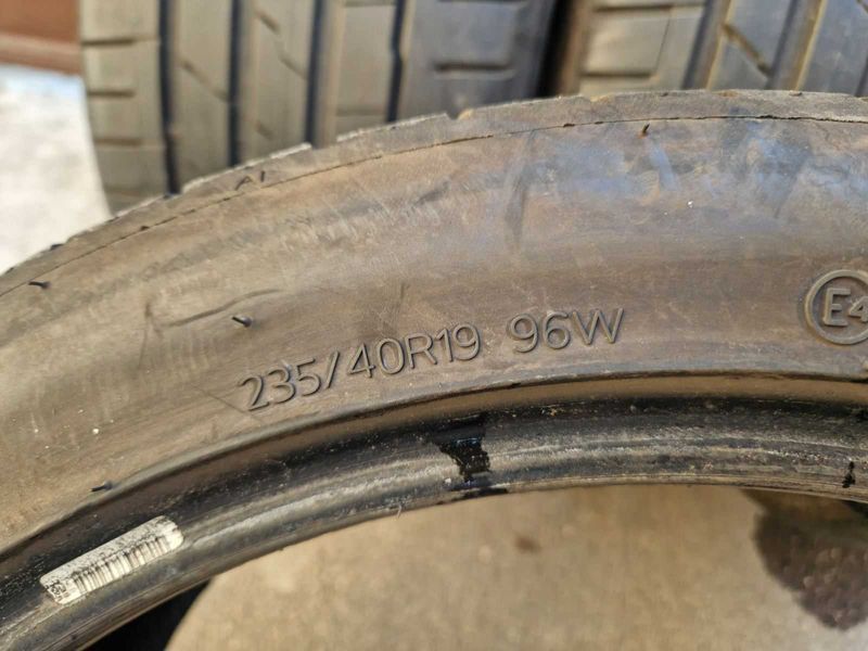 4 Hankook R19 235/40
летни гуми
DOT2020