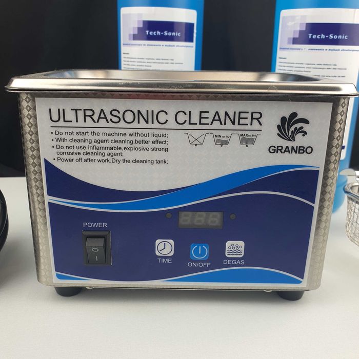 Aparat Profesional pt Curățare cu Ultrasunete din Inox cu 2L Soluție