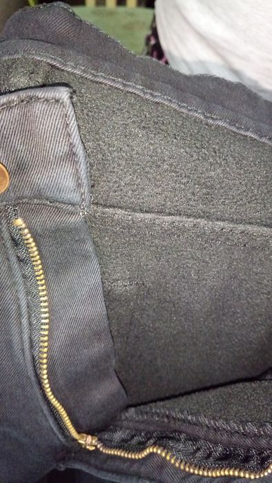 Продам джинсы тёплые, чёрные