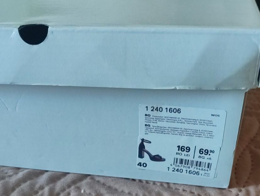 Дамски сандали на ток