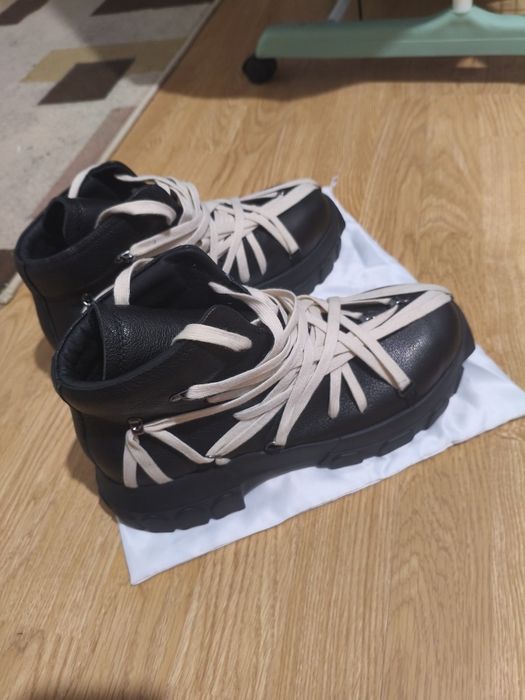 Rick Owens FW20 Tecuatl Megalace Bozo Tractor Boot