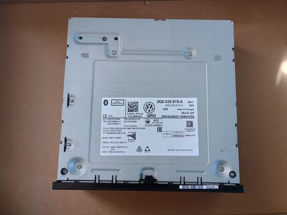 Unitate Media Radio  Cd  Oem Grupul Vw
