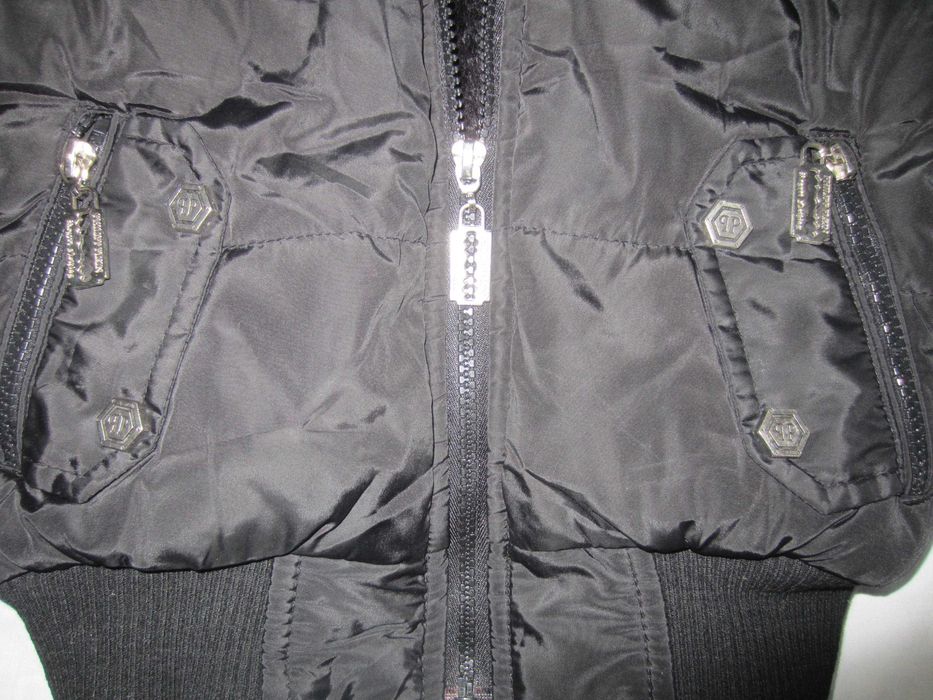 Geaca copil Philipp Plein,masura 104,gluga, stare f.buna, Italia