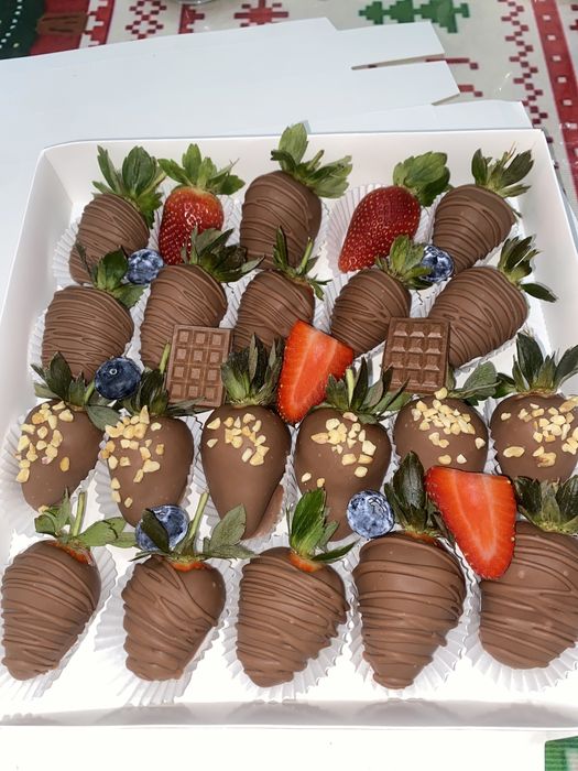 Клубника в шоколаде, сублимированный фрукты,