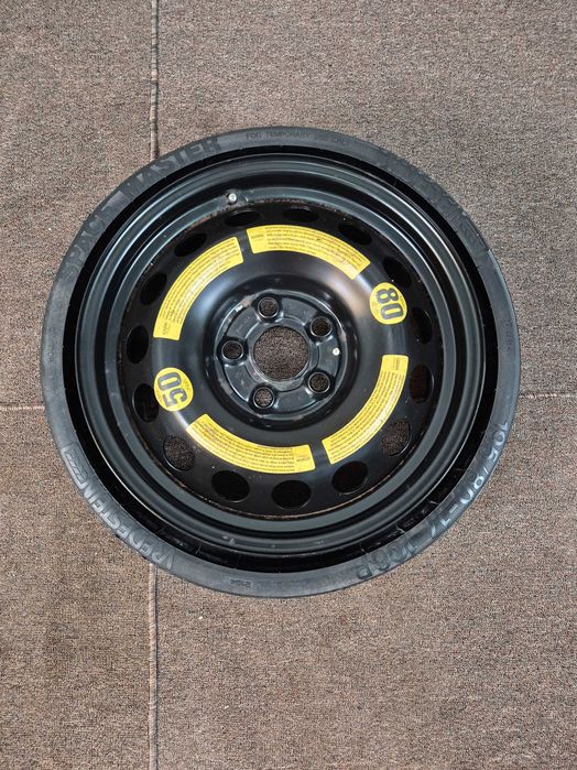Roata Rezerva SLIM Space Master 5x120 195/80/17 - OEM VW Touareg R5 - VW Transporter T5 T6 Multivan Caravelle VW Amarok