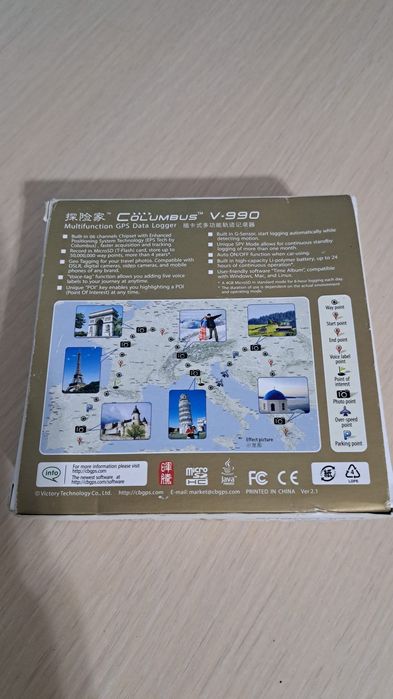 GPS data Logger profesional Cölumbus V-990