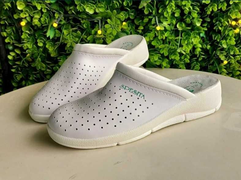 Дамски чехли. Естествена кожа. Анатомични