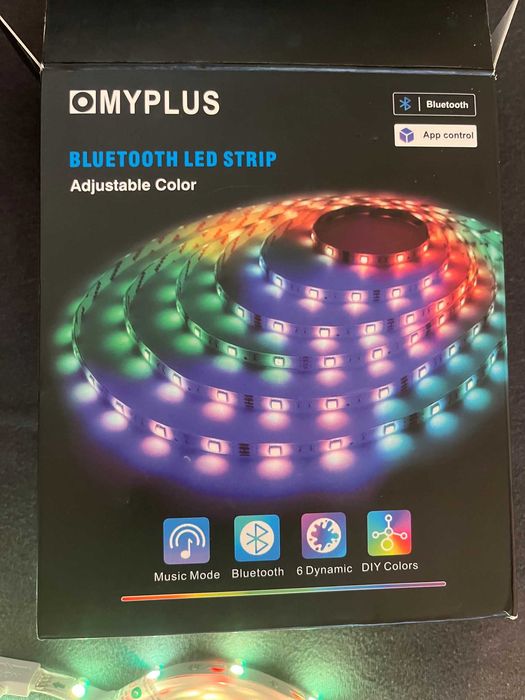 MYPLUS 20 m, benzi luminoase cu control prin aplicatie