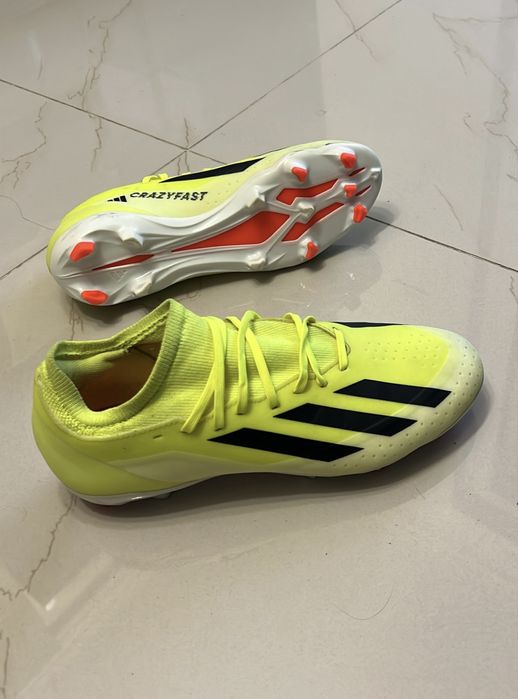 Ghete Fotbal Adidas X Crazyfast .3 FG Profesionale Verde Neon Numar 42