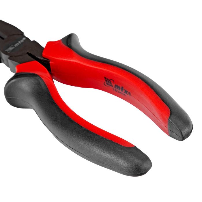 Клещи с удължени полукръгли прави челюсти 180 мм,двукомпонентни дръжки