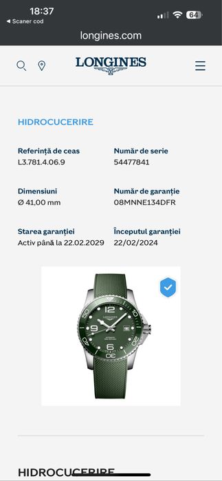 Ceas Longines Hydroconquest