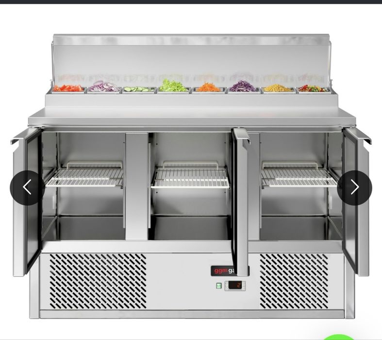 Vand masa frigorifica din inox noua nefololsita