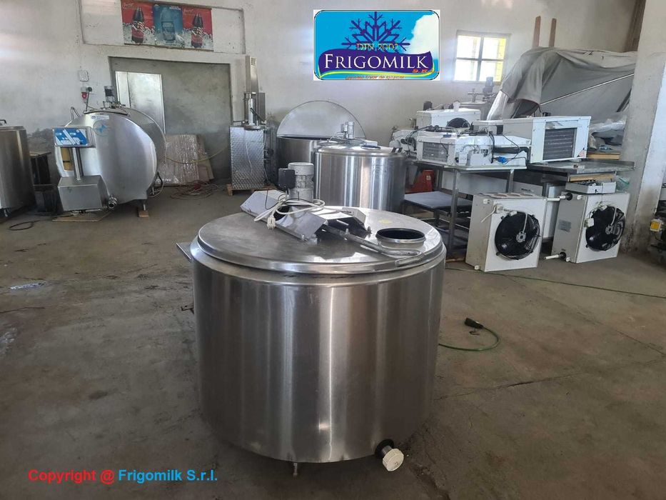 Tanc  500 litri racire lapte, DeLaval  racitor lapte , tanc lapte inox