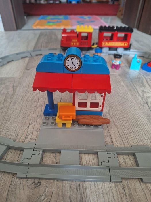 Vând lego duplo set de sine și poduri