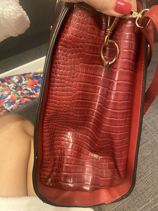 Geanta / poseta rosu burgund