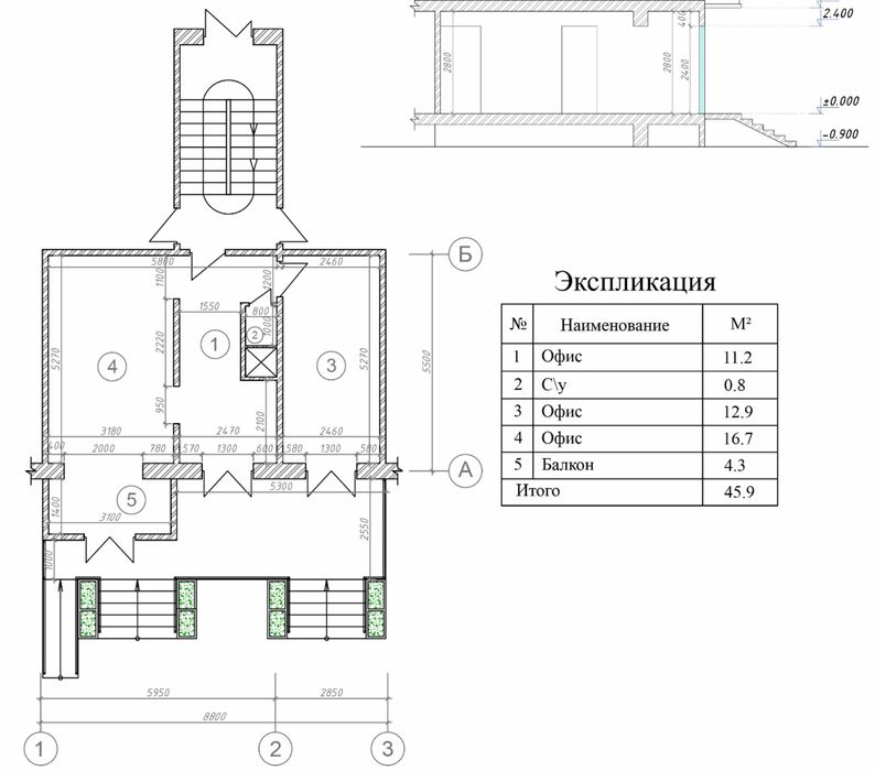 Аренда 55 м. Фасад 10 метров Чиланзар 11