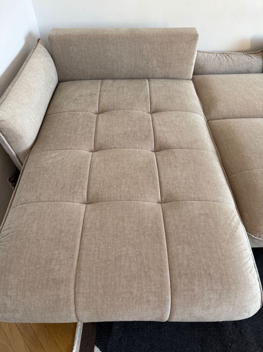 Coltar extensibil nou bej 273 x 180 de la XXXLUTZ