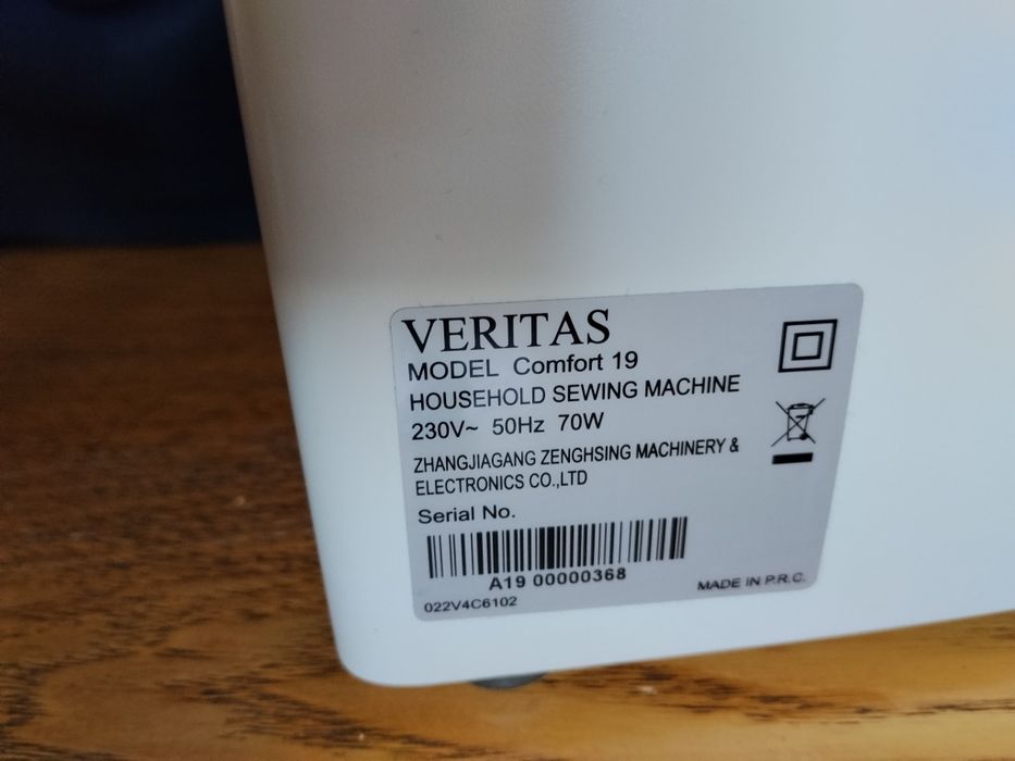 ПРОДАМ Швейную машинк Veritas Comfort 19.