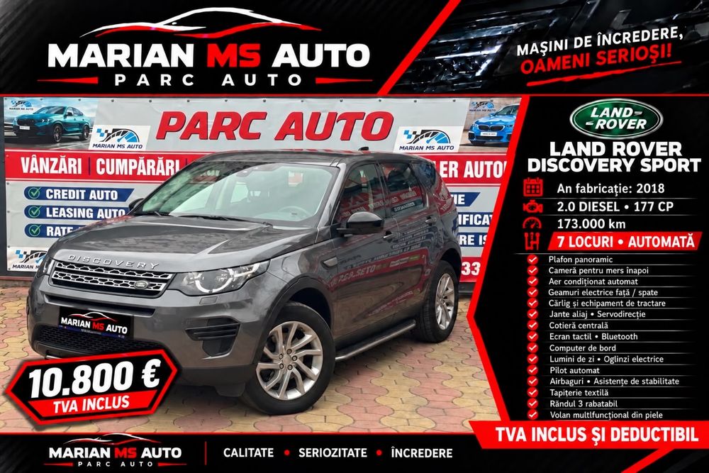 Land Rover Discovery Sport  2.0 diesel 177cp garantie 12 luni