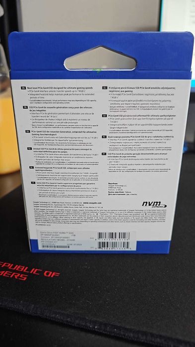 SSD NVMe PS5/Pc 1 TB / 7400 Seagate Gaming Sigilat + Cadou