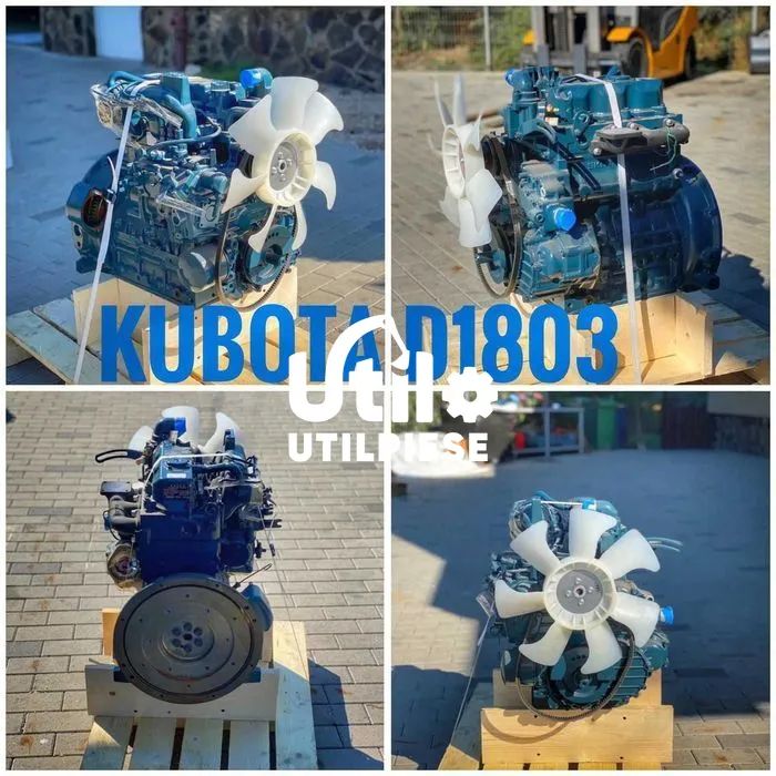 Motor Kubota D1803 D1703 D1105 V1505 + piese de schimb Kubota