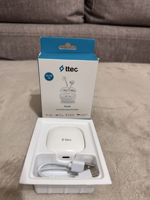 Ttec Mode – True Wireless Bluetooth слушалки • Неупотребявани!