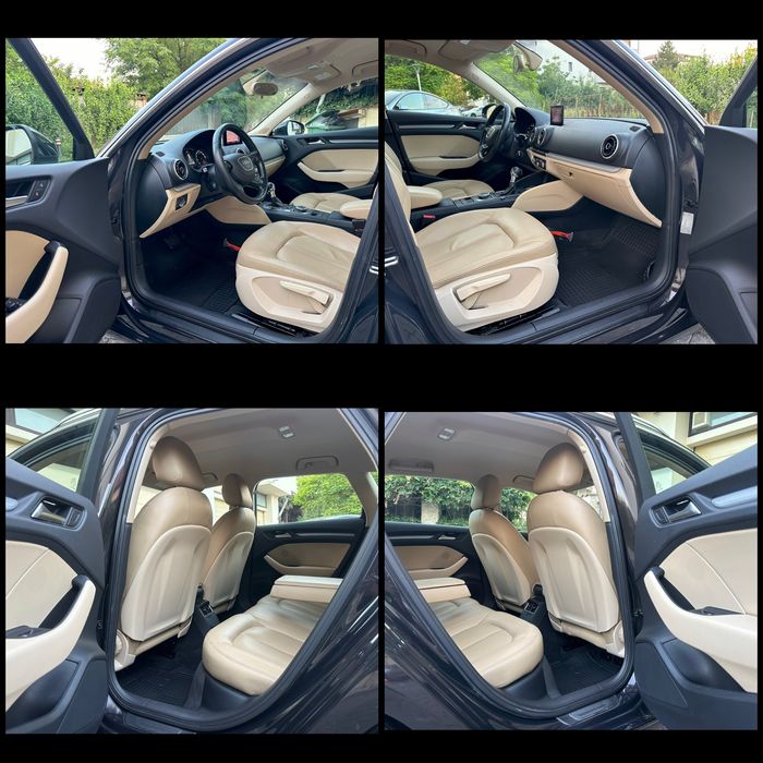 Audi A3 1.4 TFSI 122CP Cutie Automata S Tronic Piele Xenon Navi Sportback Accept Variante Auto