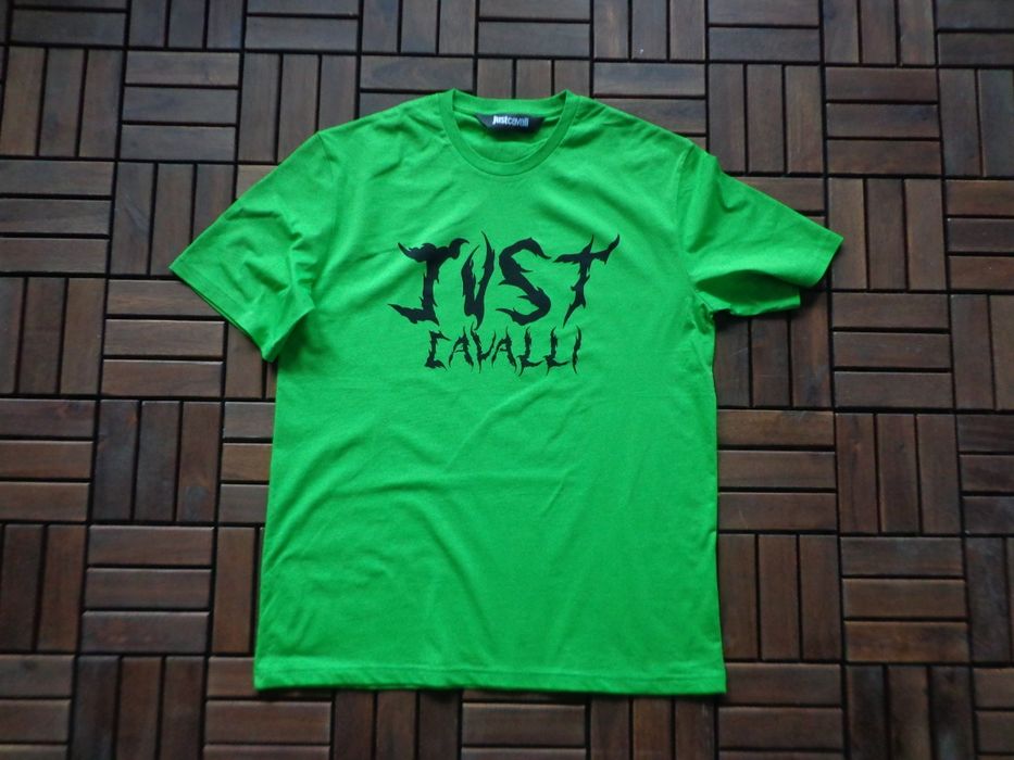 Мъжка тениска Just Cavalli logo print T-shirt размер XS