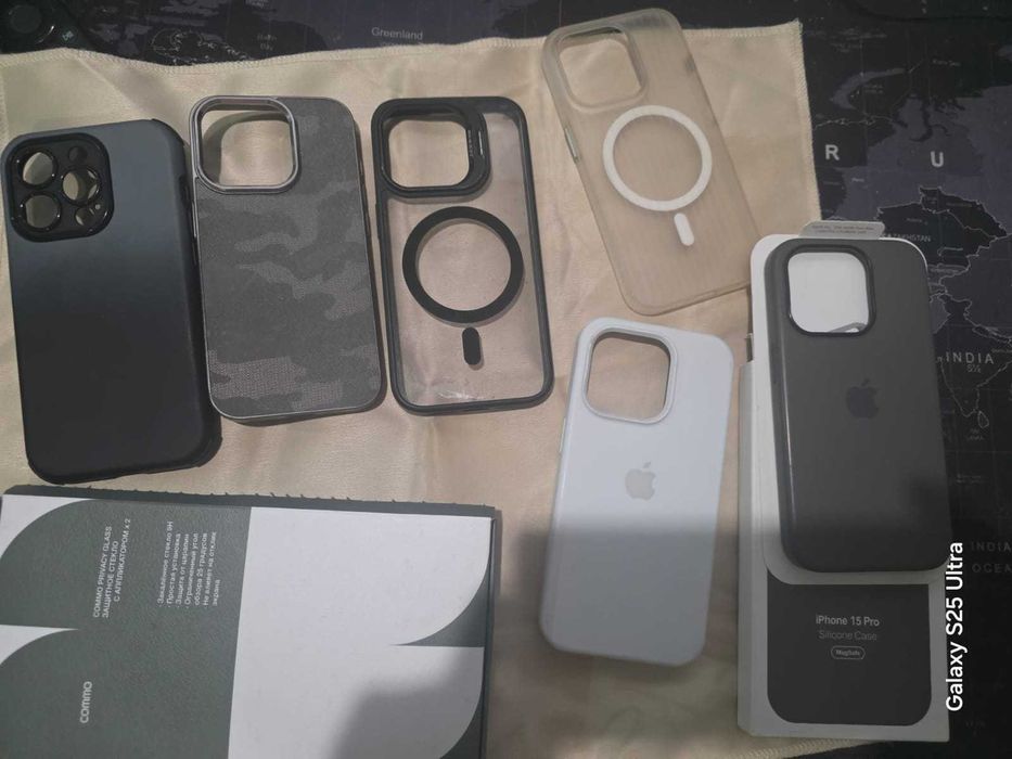 Чехлы и защитное стекло для iPhone 15 pro