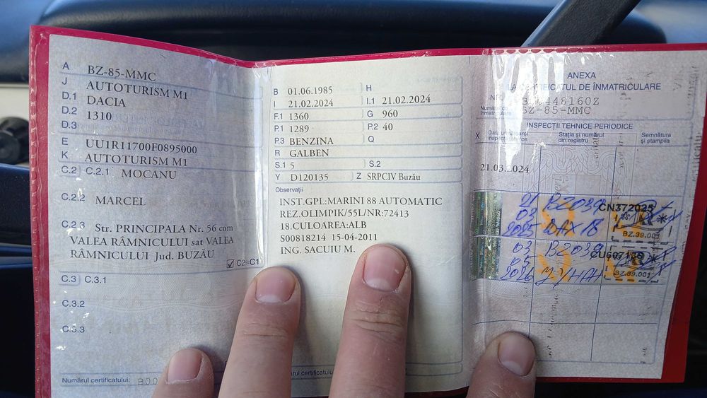 Dacia 1310 tranzitie