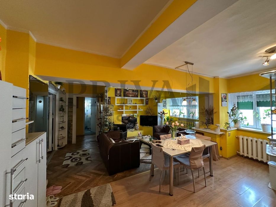 Apartament decomandat 4 camere, 97 mp, etaj 3, Simion Barnutiu