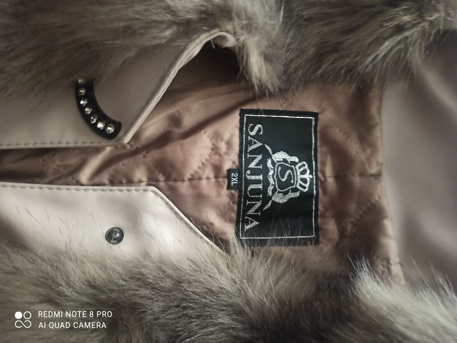 Полокоженная мини шуба. Yarim kojali shuba