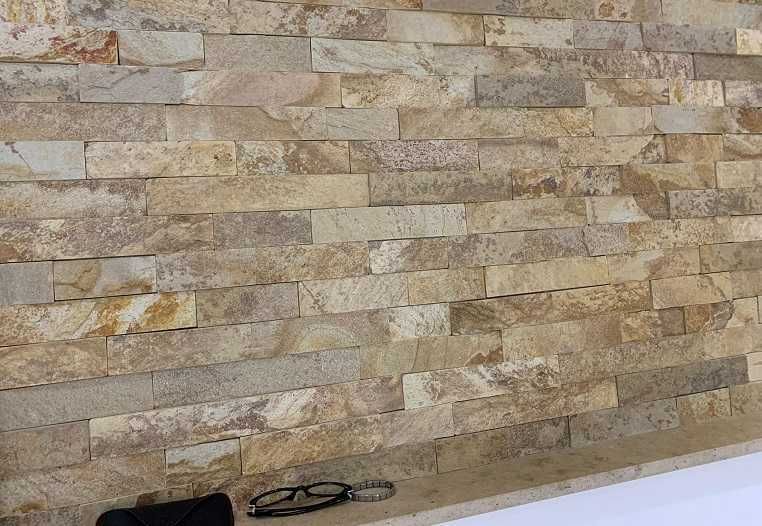 Piatra naturala/piatra decorativa exterior/sist Gold 5cmxLL