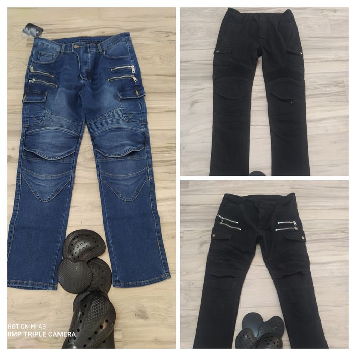 Pantaloni blugi moto