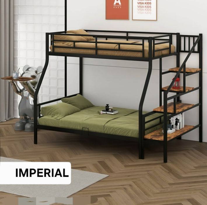 Двухъярусная Металл Кровать IMPERIAL Loft krovat, temir kalavat, krava