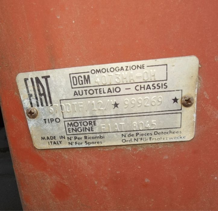 Tractor FIAT 670 DT 4x4