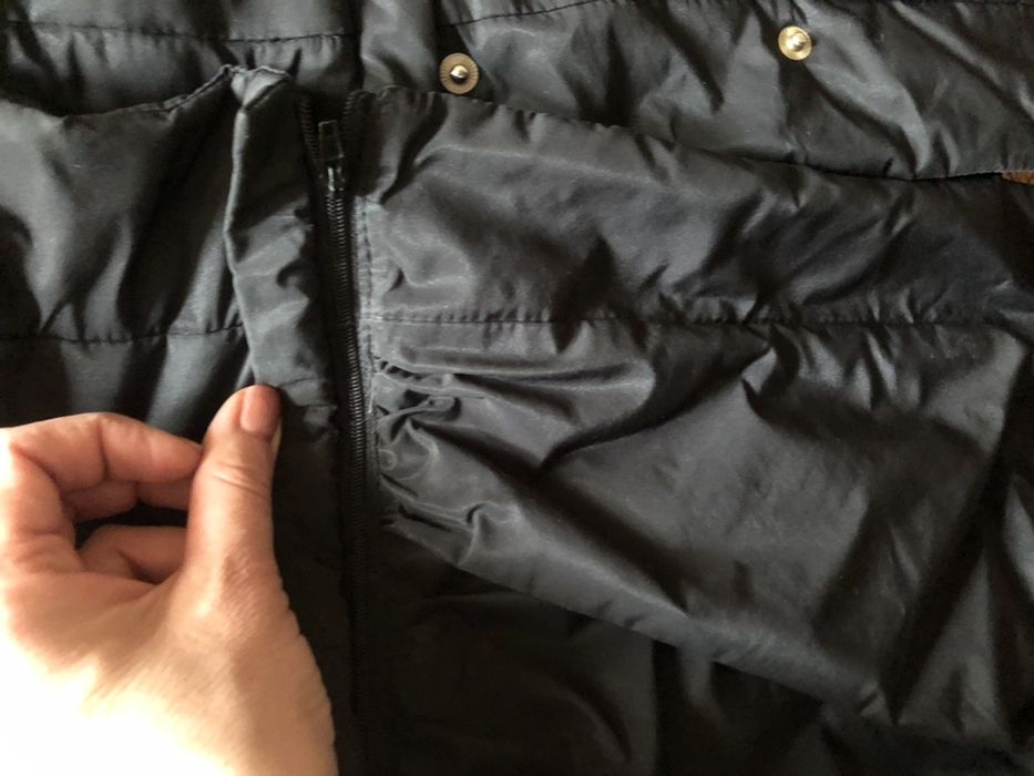 Пуховик с натуральным мехом