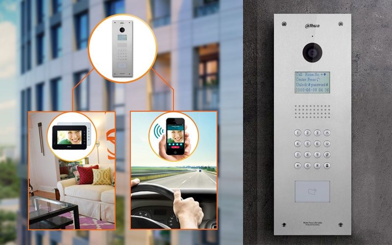 Услуги по установке видеодомофонии